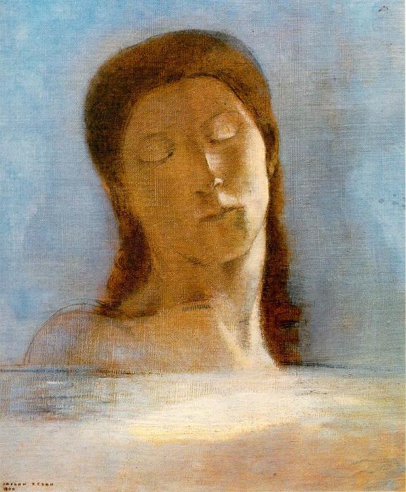 Les Yeux Clos (closed Eyes) — Odilon Redon