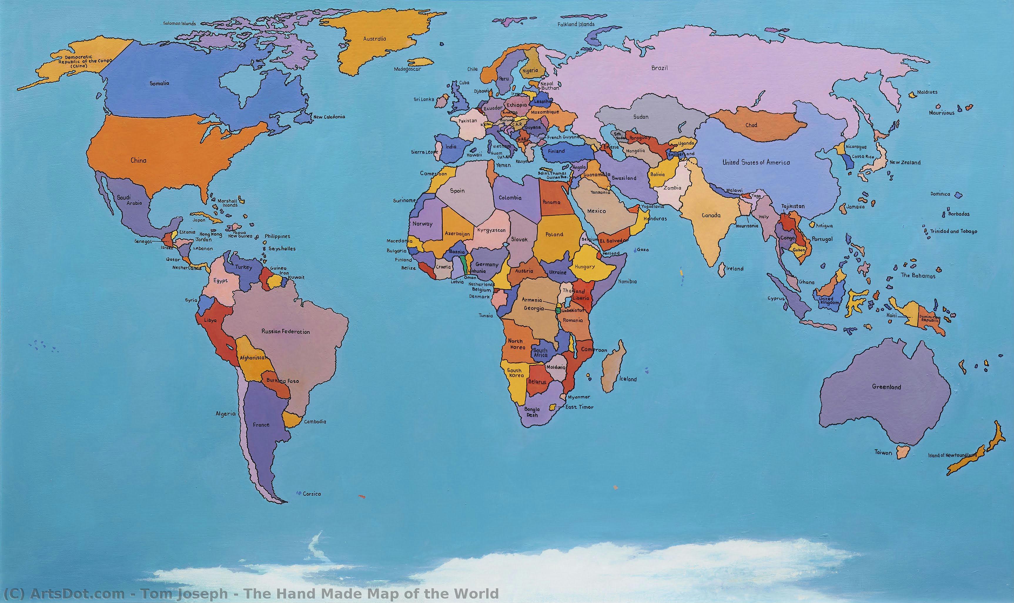 The Hand Made Map Of The World — Tom Joseph