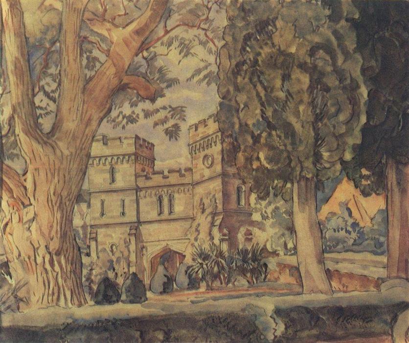 Clock Towers Of Alupka Palace — Konstantin Fyodorovich Bogaevsky