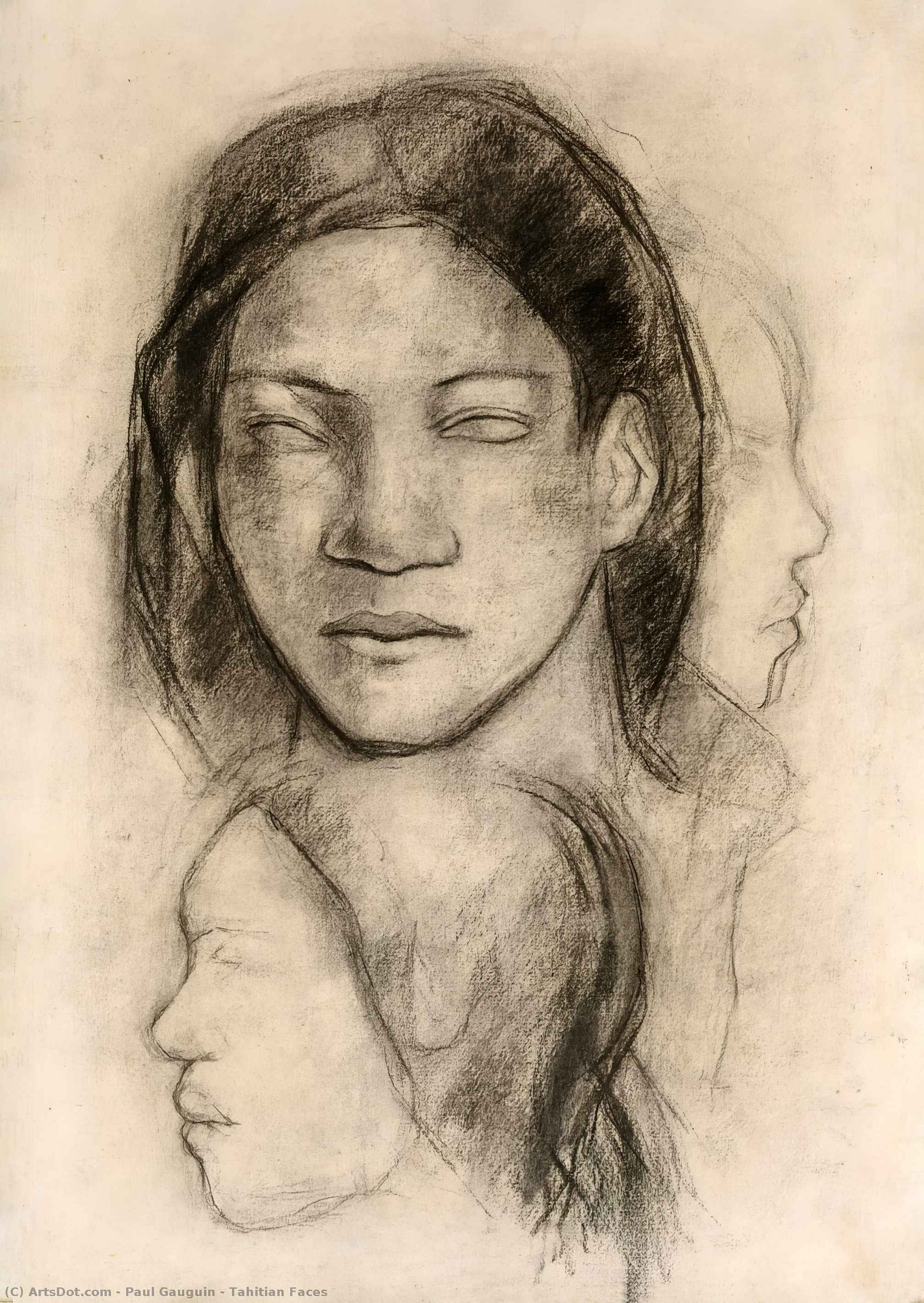 Tahitian Faces — Eugène Henri Paul Gauguin