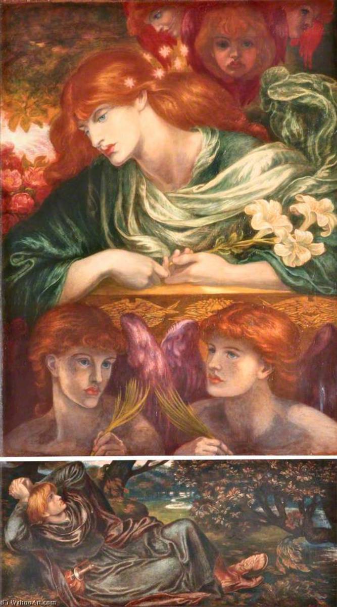 Die Selige Jungfrau — Dante Gabriel Rossetti