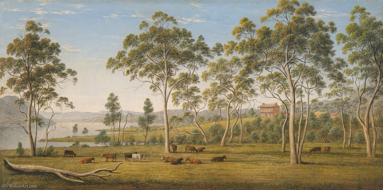 Mr Robinson's House On The Derwent, Van Diemen's Land — John Glover
