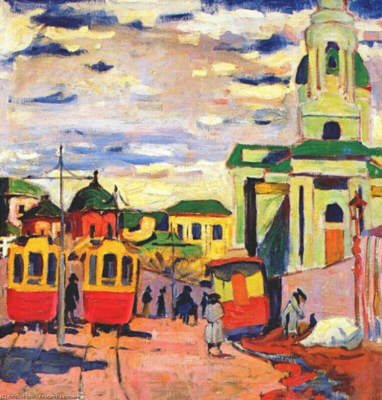 Street, Moscow — Aristarkh Vasilevich Lentulov
