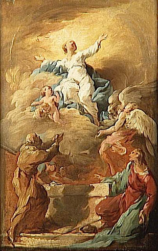 L'assomption De La Vierge (esquisse) — Noël Hallé