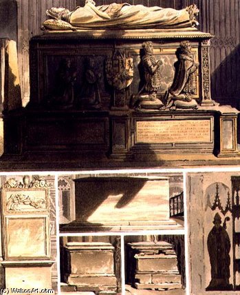 Tombs From Edward The Confessor's Chapel — Frederick Mackenzie