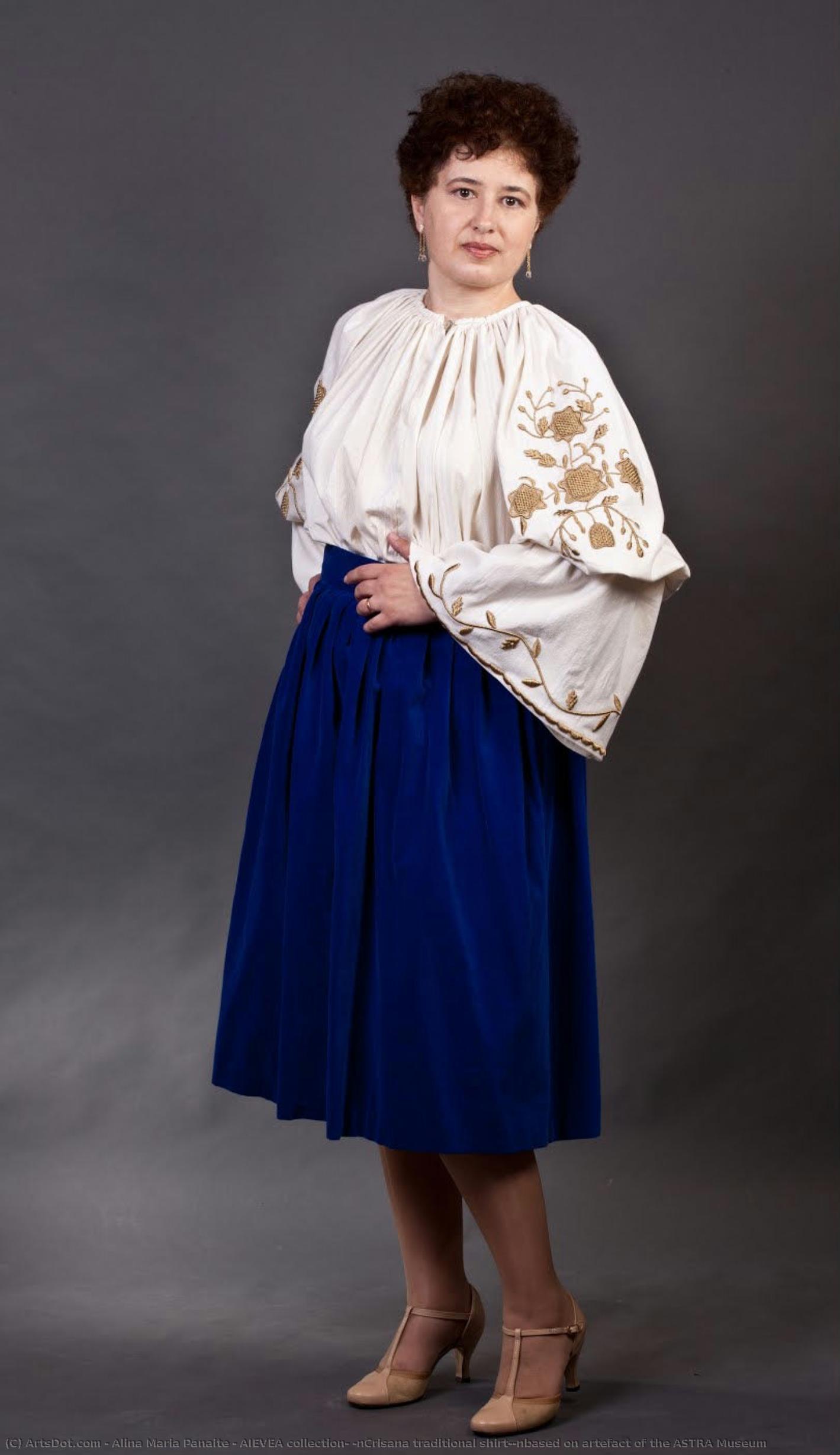 Aievea Collection; \ncrisana Traditional Shirt;\nbased On Artefact Of The Astra Museum — Alina Maria Panaite
