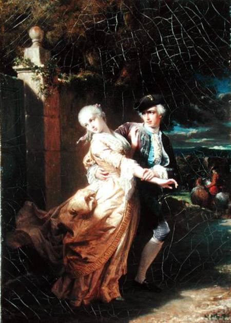 Lovelace's Kidnapping Of Clarissa Harlowe — Edouard Louis Dubufe
