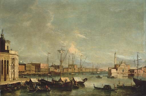 The Bacino Di San Marco, Venice With The Dogana And San Giorgio Maggiore — Apollonio Domenichini (maestro Della Fondazione Langmatt)