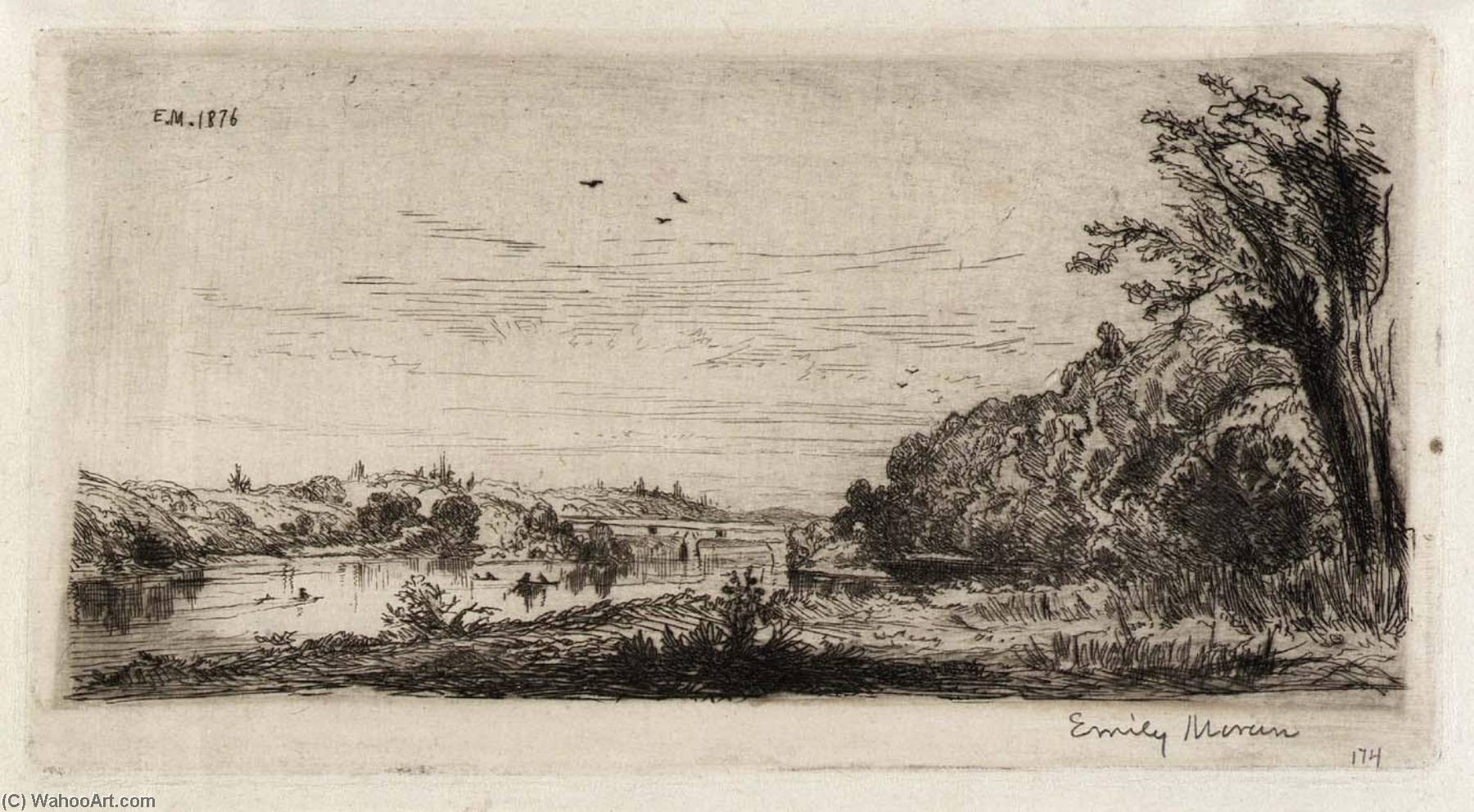 (the Schuylkill, Columbia Bridge) — Emily Kelley Moran