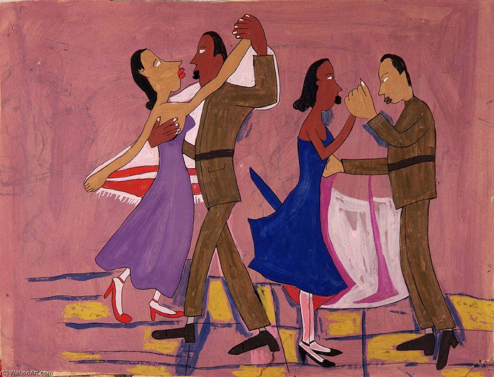 Soldiers Dancing — ウィリアム・h・ジョンソン