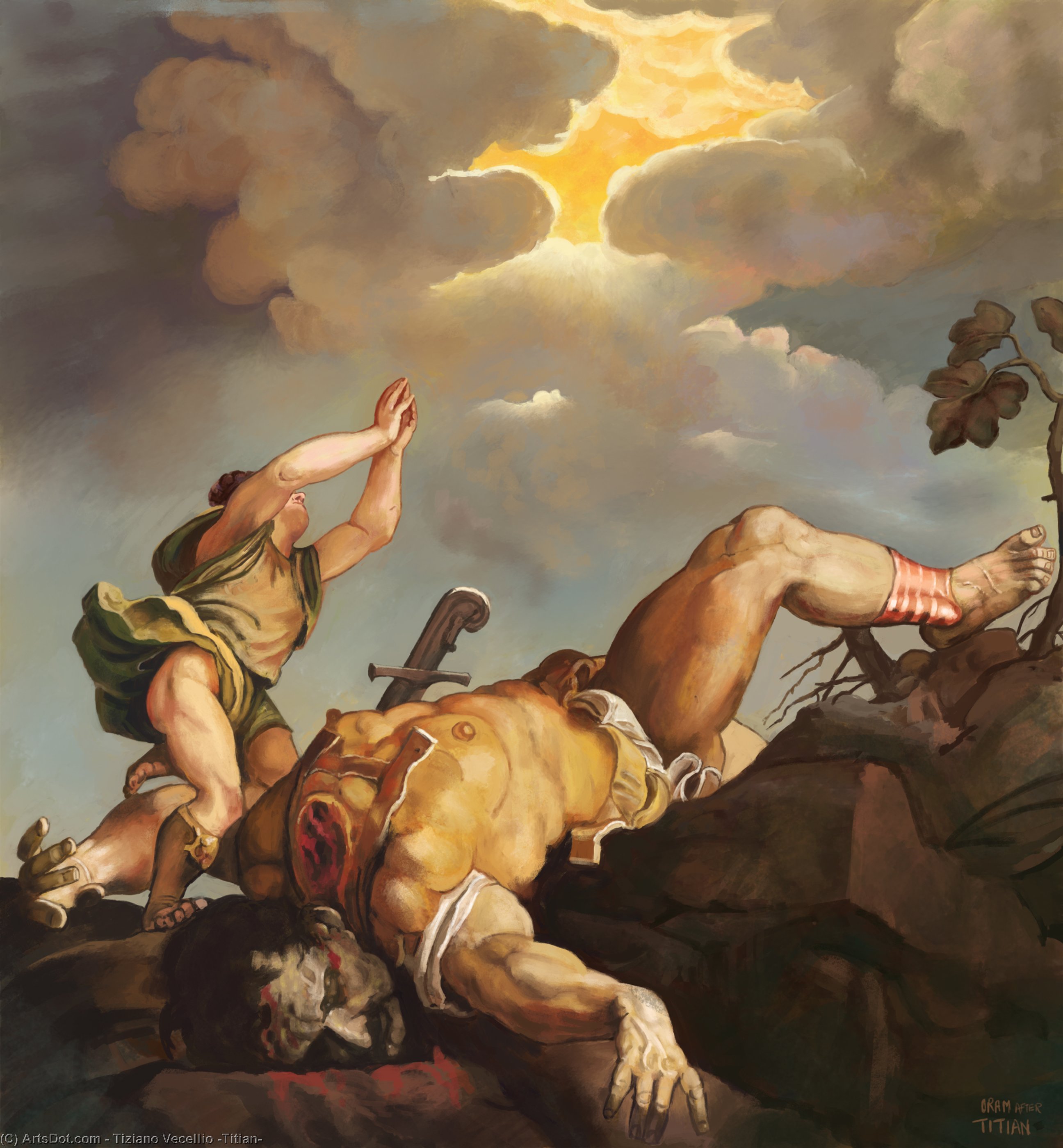 David And Goliath — ティツィアーノ