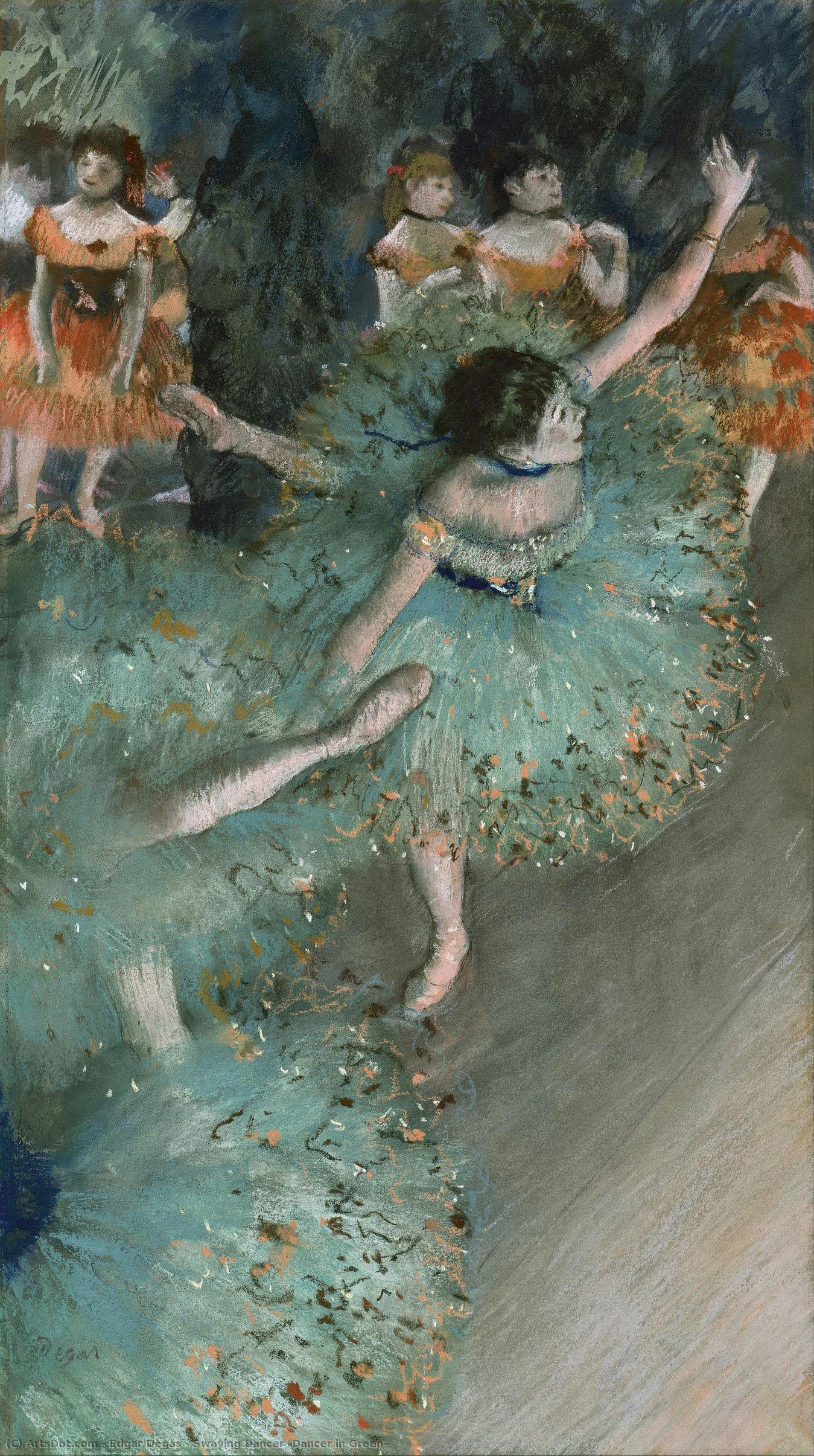 Swaying Dancer (dancer In Green) — Hilaire-germain-edgar Degas
