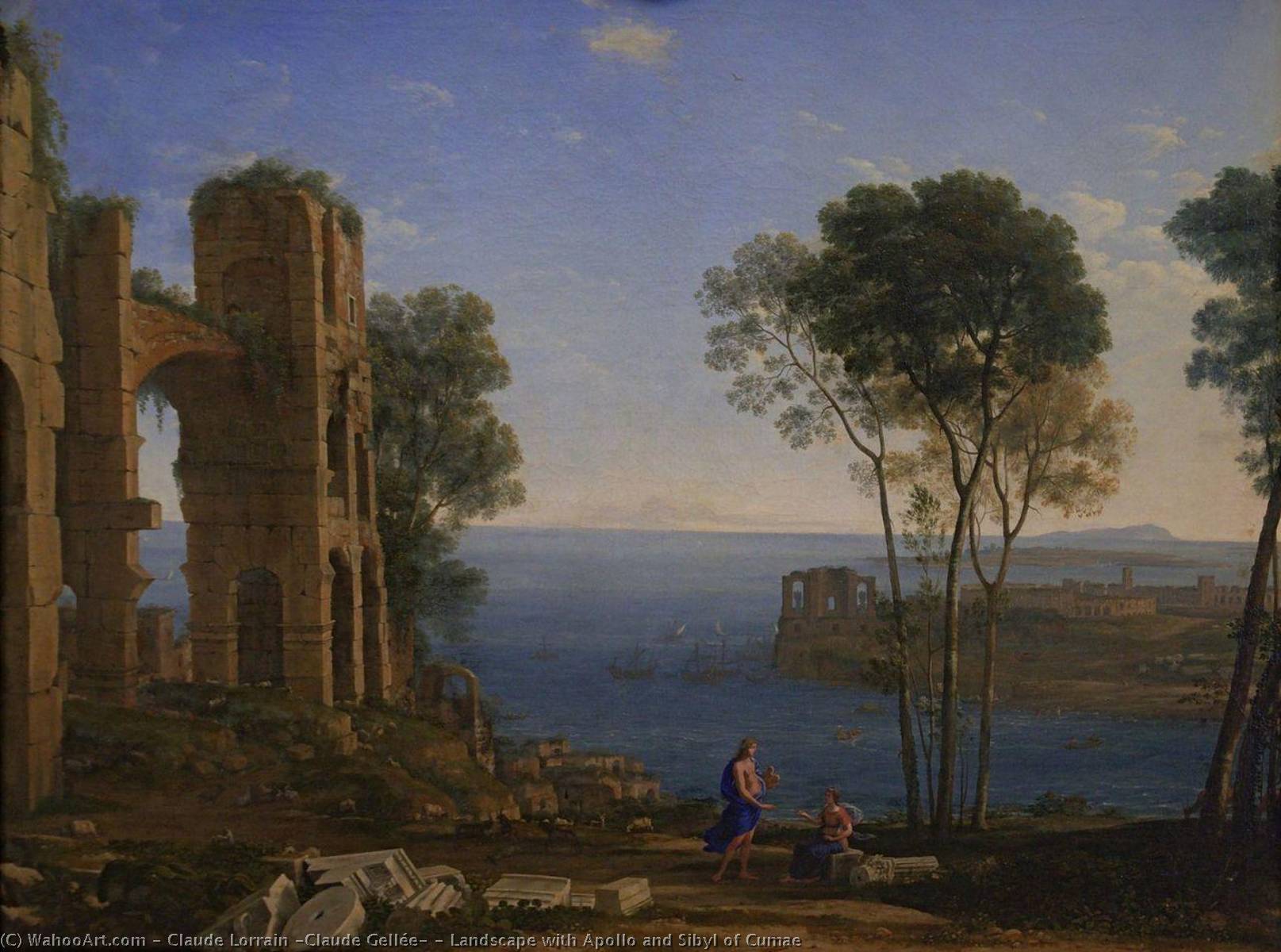 Landscape With Apollo And Sibyl Of Cumae — クロード・ロラン