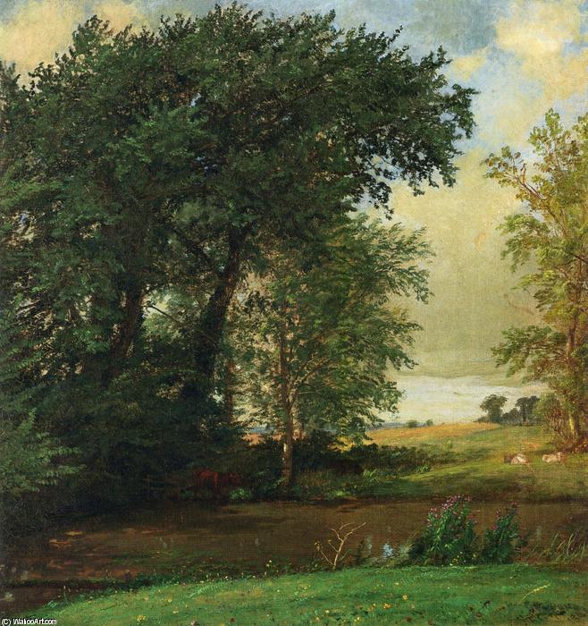 Banks Of The River — Jasper Francis Cropsey