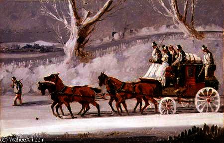 The Royal Mail In A Snow Storm — Samuel Henry Gordon Alken