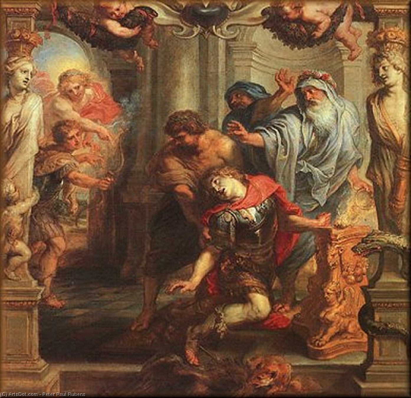The Death Of Achilles — Сэр Пјетр Паул Рубенс