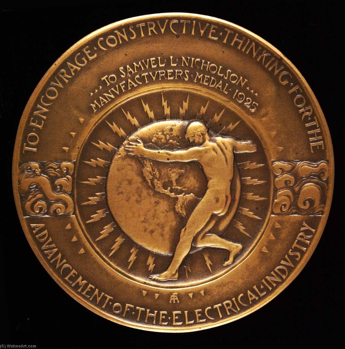 James H. Mcgraw Award For Advancement Of The Electrical Industry (reverse) — Anthony De Francisci