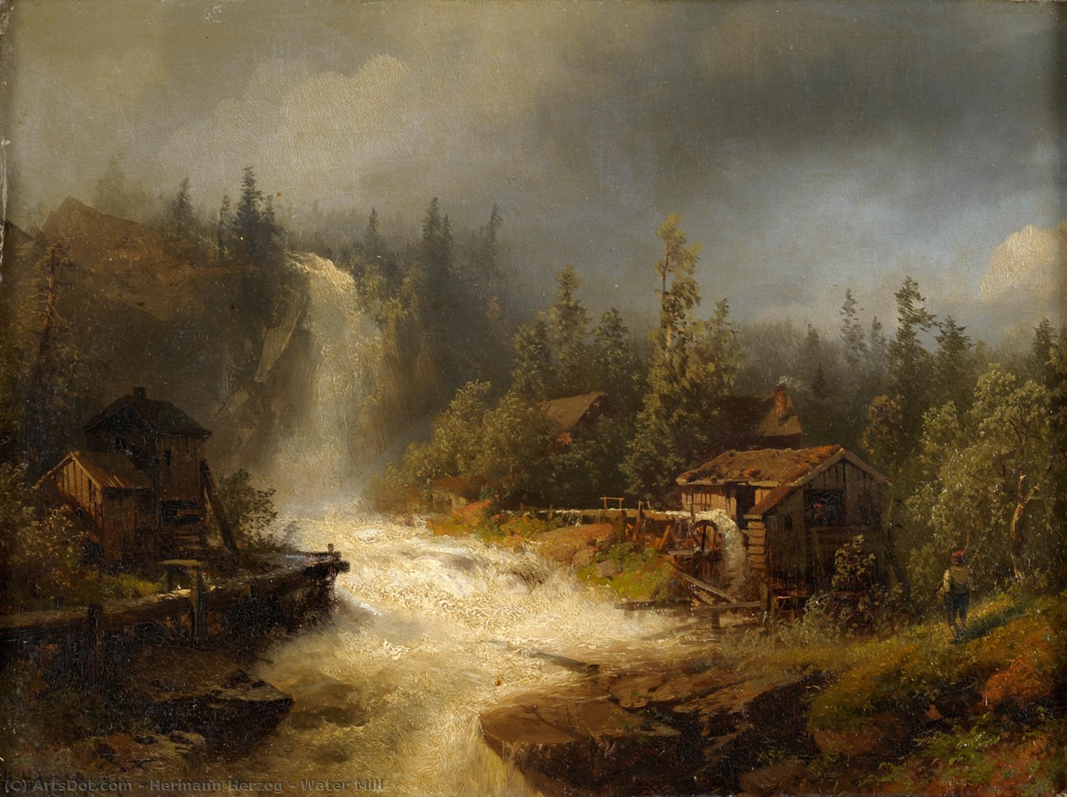 Water Mill — Hermann Herzog