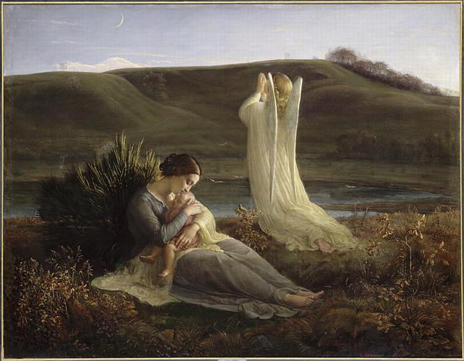 L'ange Et La Mere — Anne François Louis Janmot
