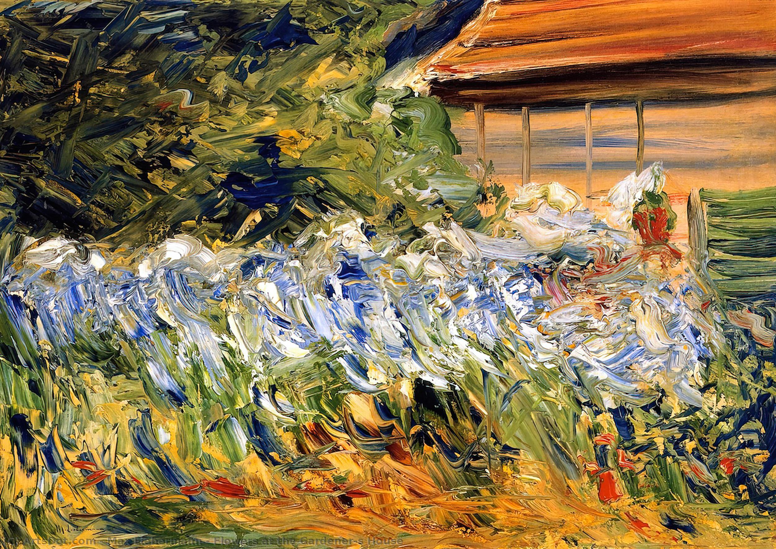 Flowers At The Gardener's House — Max Liebermann