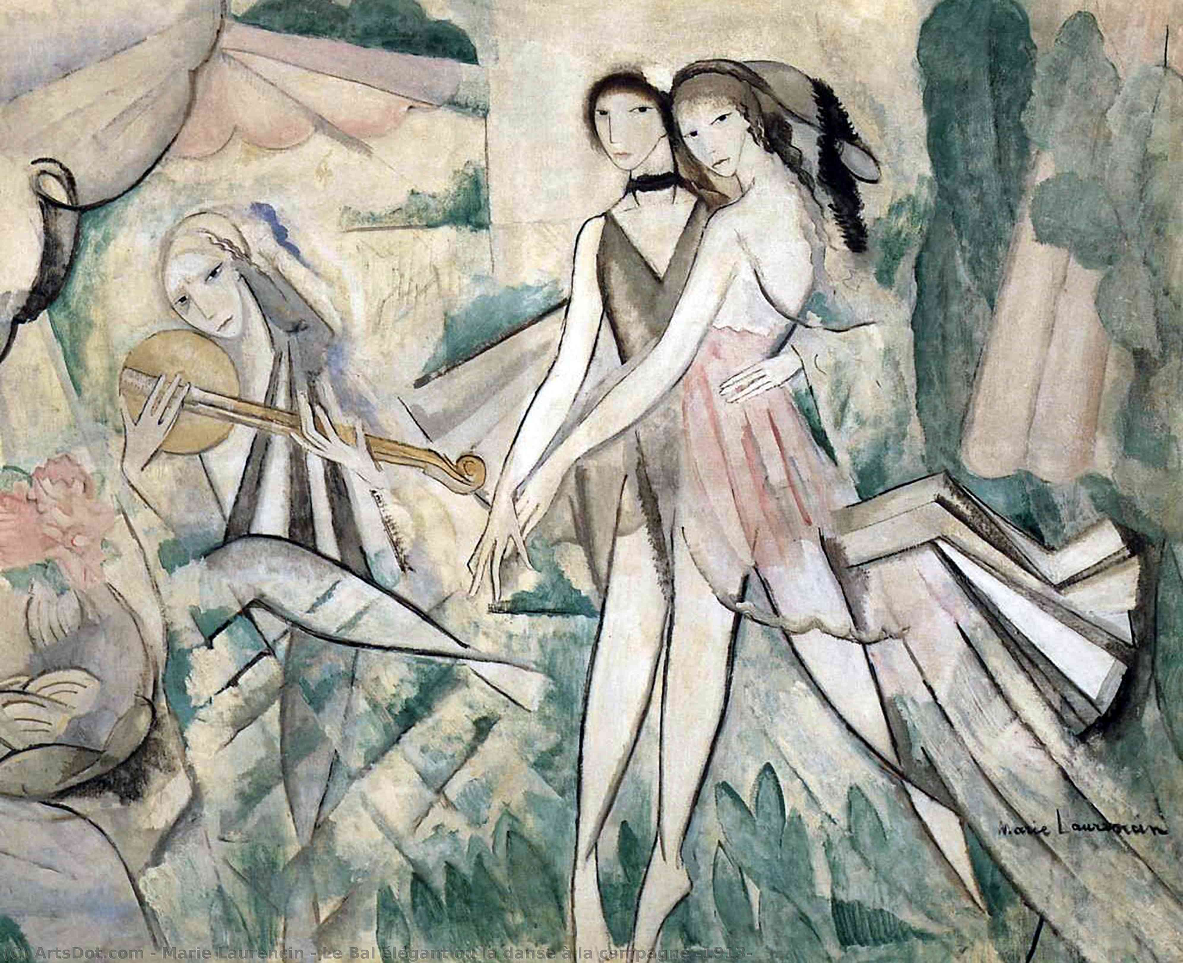Le Bal Élégant Ou La Danse À La Campagne (1913) — Marie Laurencin