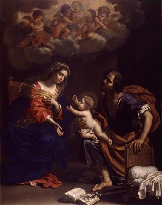 The Holy Family — Benedetto Gennari The Younger