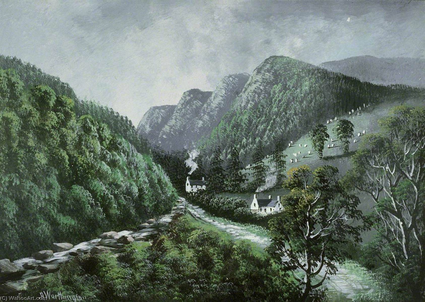 Cwm Llyfnant — Альфред Уортингтон