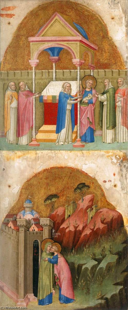 Altarpiece Of The Virgin Mary (far Left Hand Panel) — Meneghello Di Giovanni De' Canali