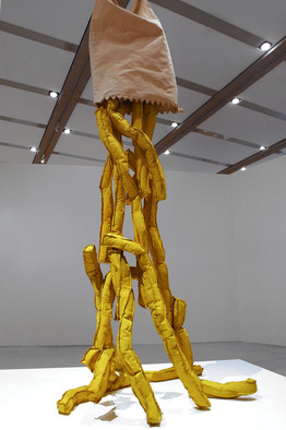 Shoestring Potatoes Spilling From A Bag — Claes Thure Oldenburg