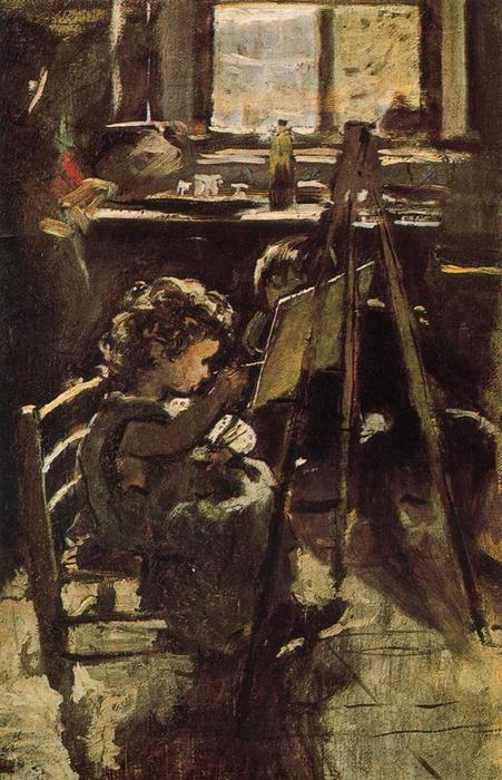 Pepito Painting — Ignacio Pinazo Camarlench