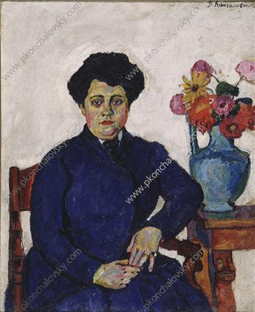 Portrait Of O. Konchalovskaya — Pyotr Konchalovsky