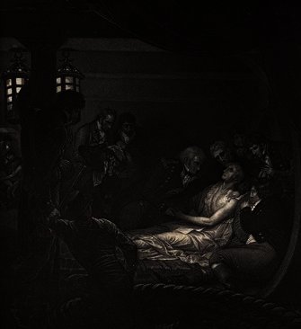 The Death Of Nelson Illustration — Ričard Vestal