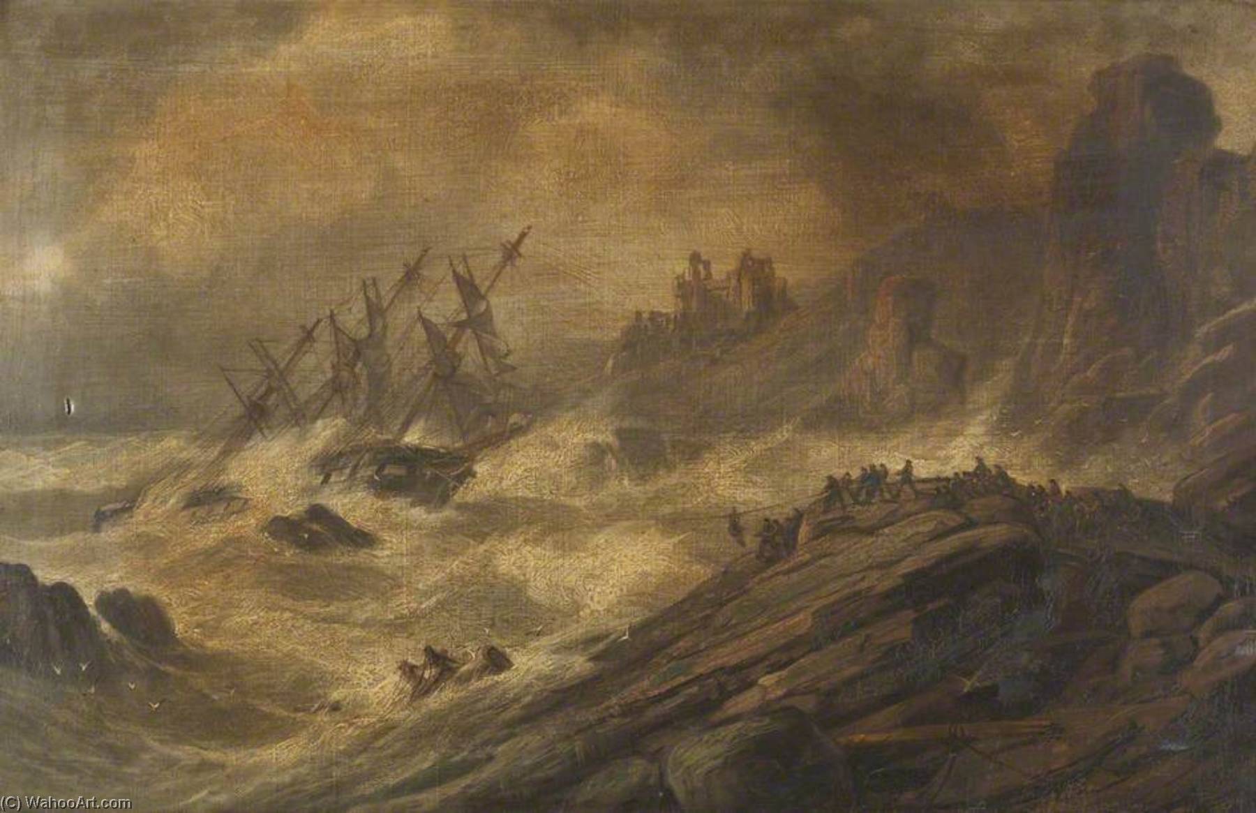 Tantallon Castle Last Man From The Wreck — William Mitchell