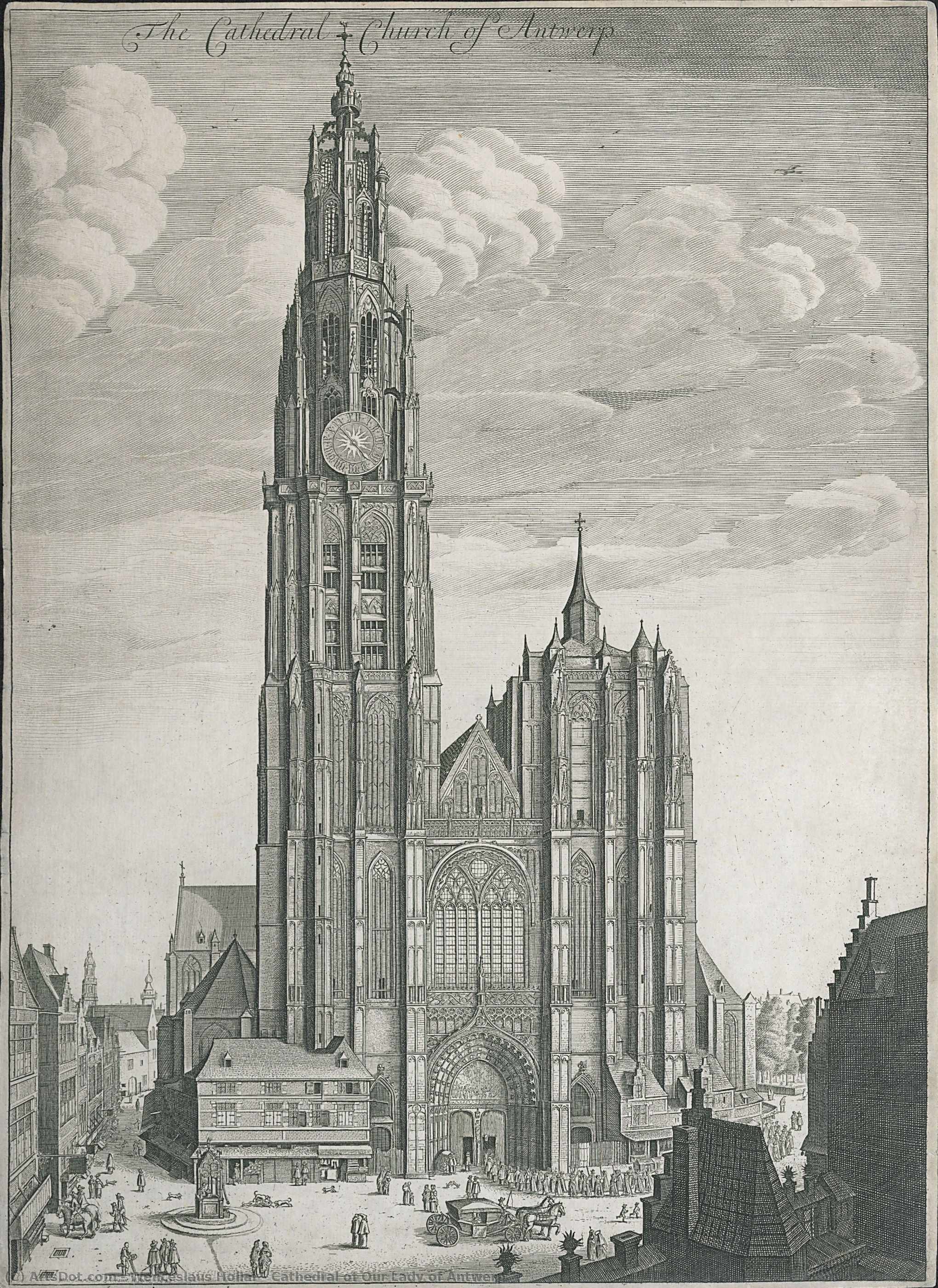 Cathedral Of Our Lady Of Antwerp — Wenceslaus Hollar