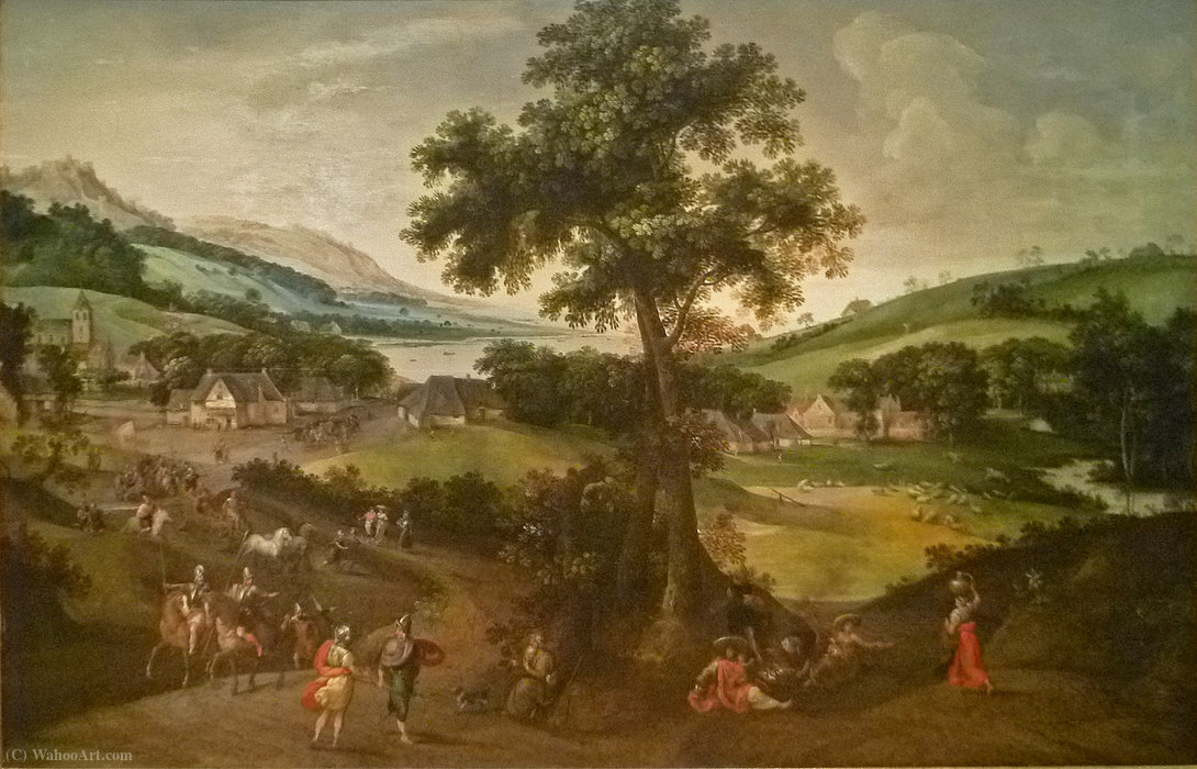 Landscape With Figures — Jacob Grimmer