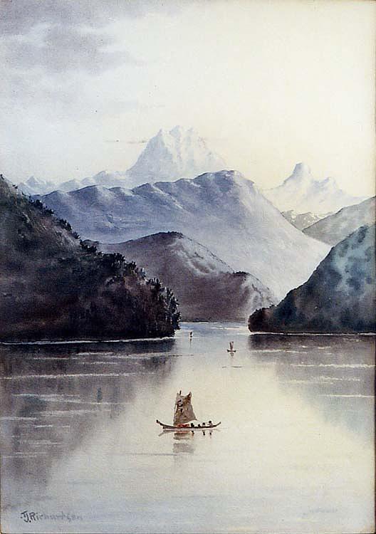 Entrance To The Stikine River, (painting) — Theodore J. Richardson