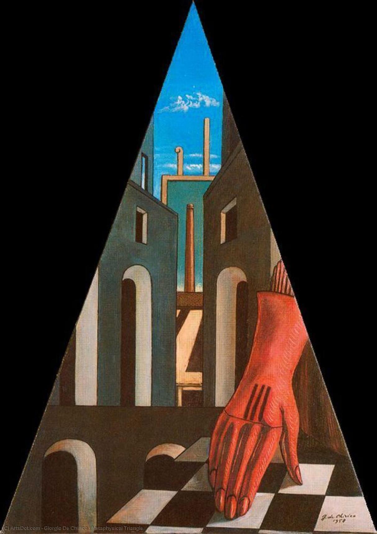 Metaphysical Triangle — Giorgio De Chirico