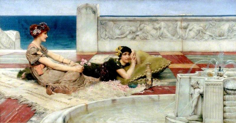 Love In Idleness — Lourens Alma Tadema