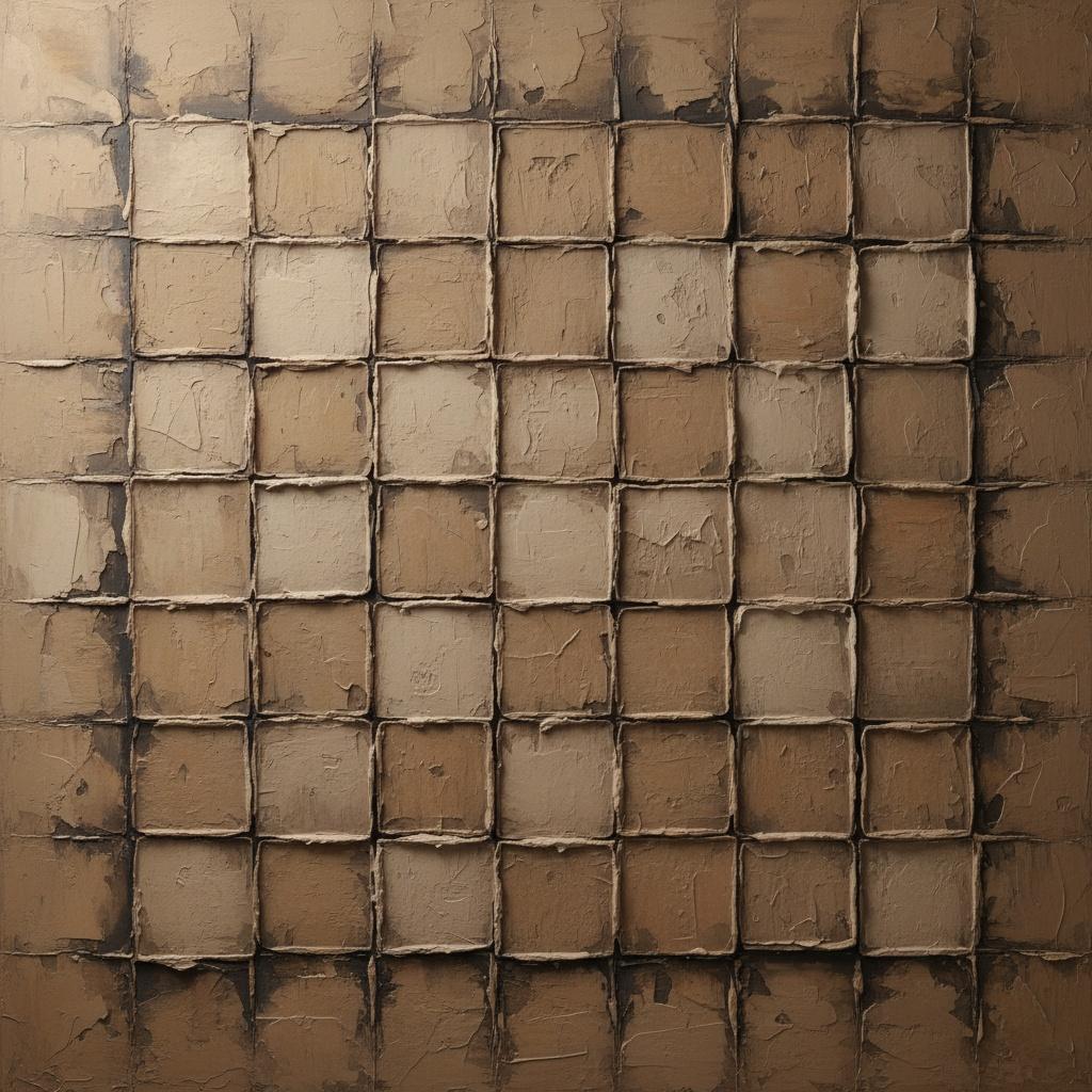 Monolithic Earth Tones: A Sculptural Study Of Organic Grids And Tactile Shadows — David Moreau
