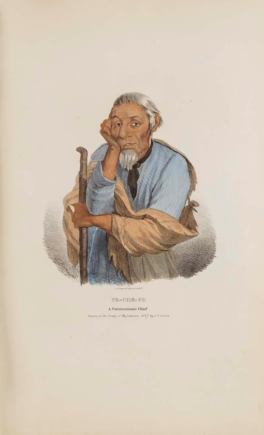 Pe Che Co A Pottowattomie Chief, From The Aboriginal Portfolio — James Otto Lewis