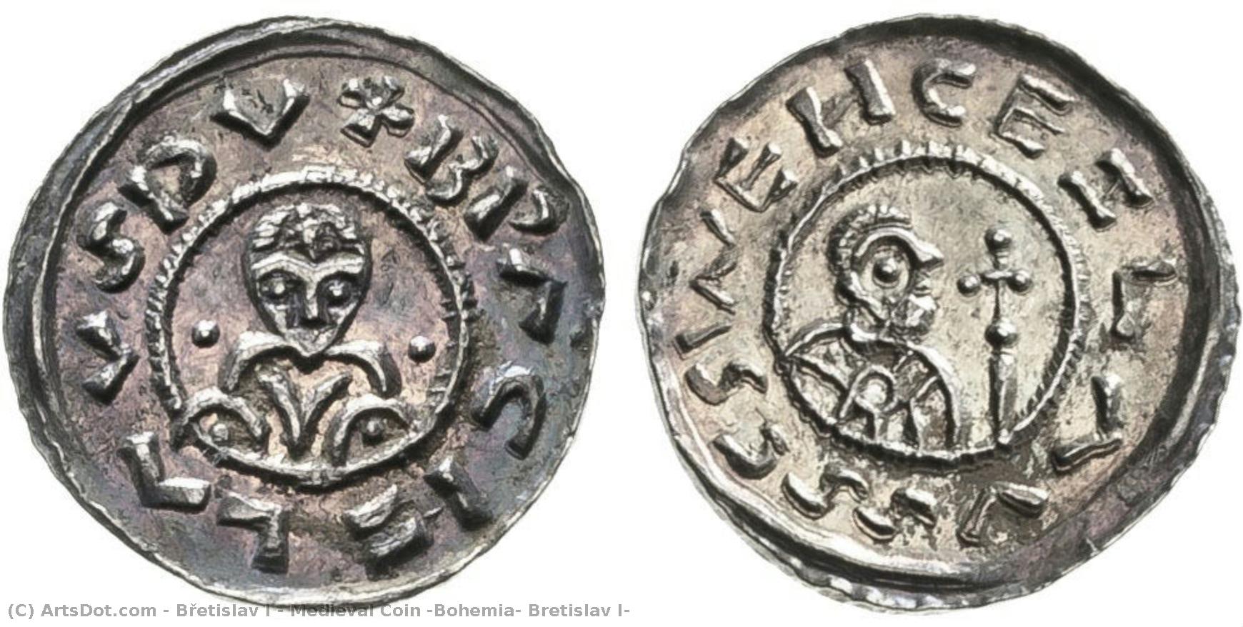 Medieval Coin (bohemia: Bretislav I) — Břetislav I