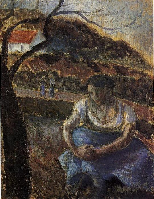 Seated Peasant Woman — Camille Pissarro