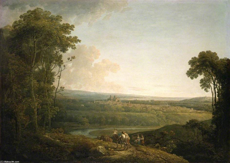 Exeter From Exwick, Devon — Francis Towne