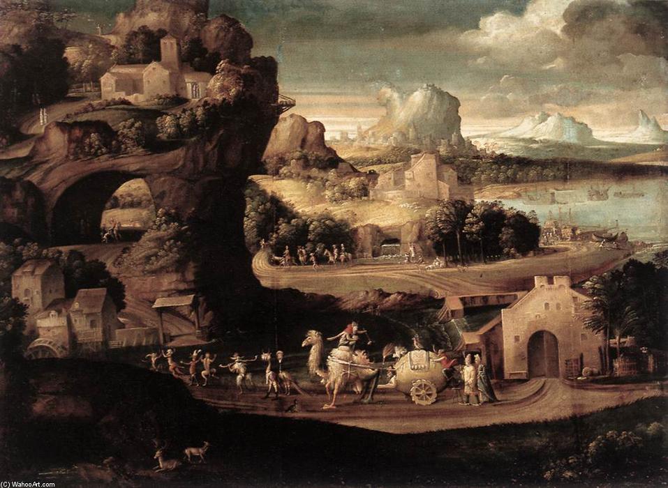 Landscape With Magicians — Girolamo Da Carpi