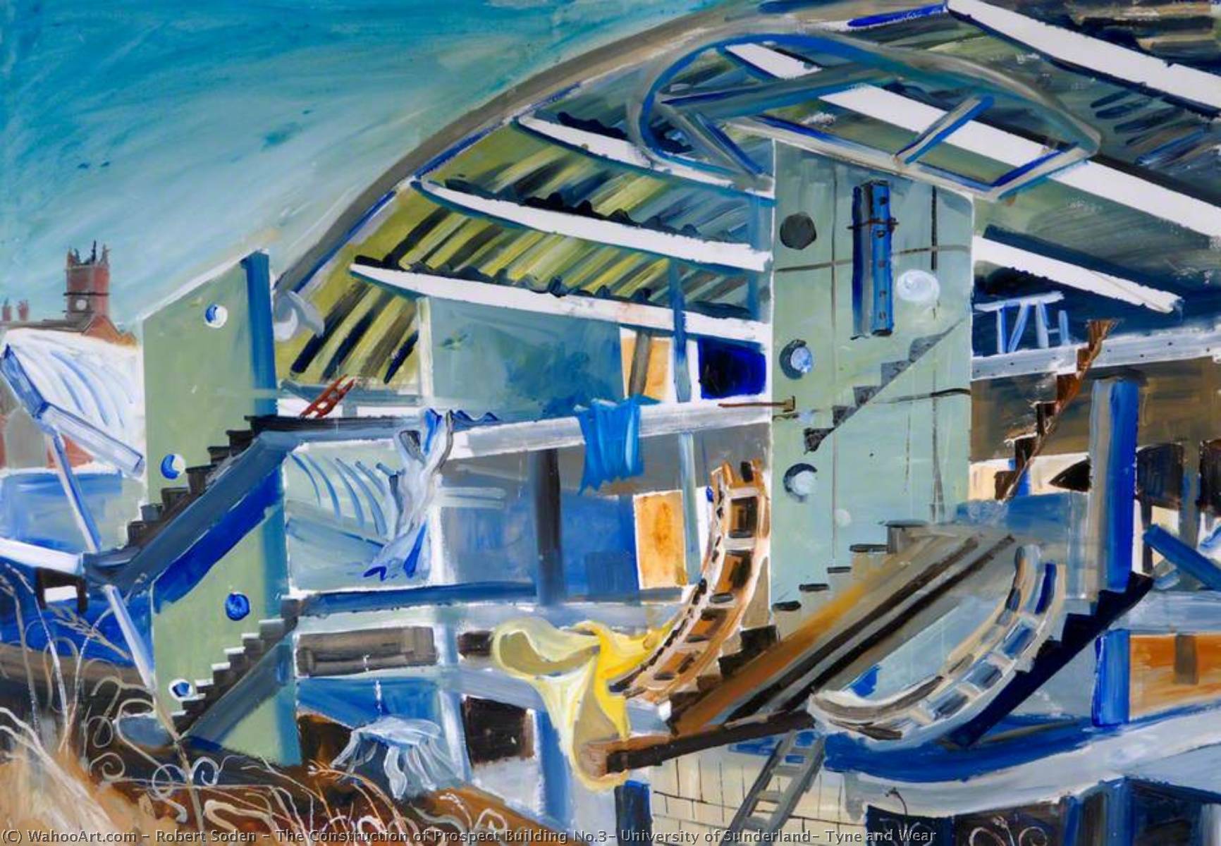 The Construction Of Prospect Building No.3, University Of Sunderland, Tyne And Wear — Robert Soden