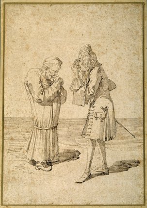 Baron Philip Von Stosch Showing An Antique Gem To — Pier Leone Ghezzi