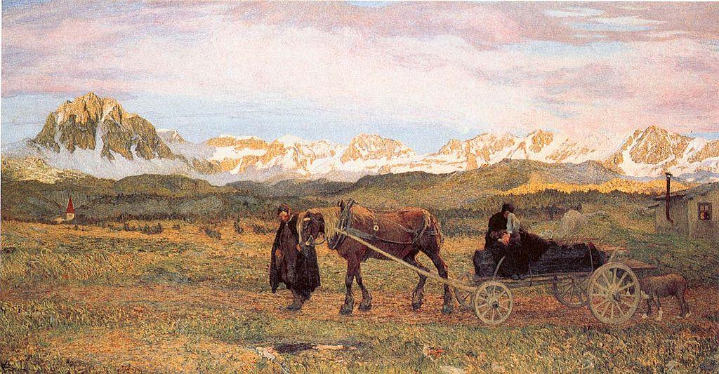 Il Ritorno Al Paese Natio — Giovanni Segantini