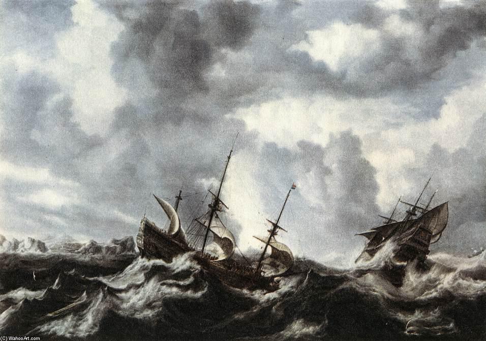 Storm On The Sea — Bonaventura I Peeters