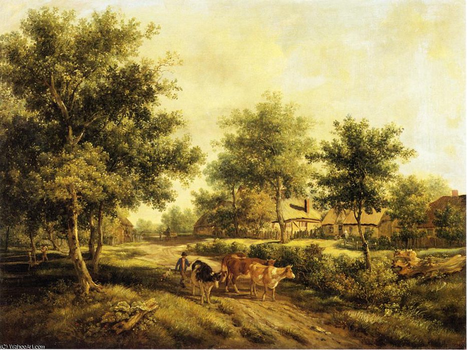 A Norfolk Hamlet — Henry John Boddington