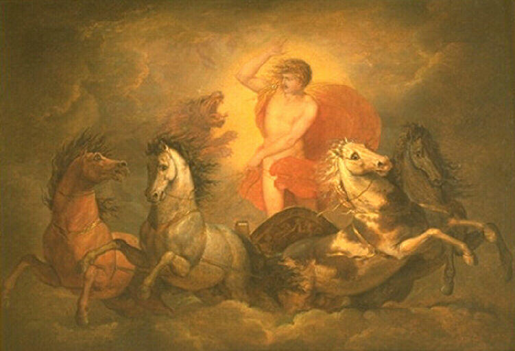Phaéton Effrayé Par Le Signe Du Lion — Bénigne Gagneraux